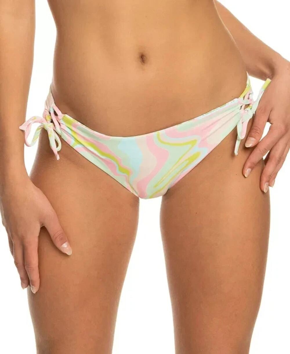 NWT Roxy Tropics Hype Hipster Reversible Swim Bikini Bottoms Women's Size Large